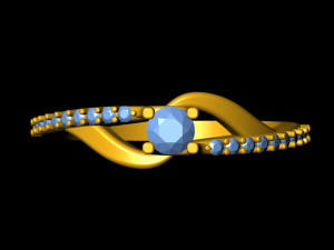 princess infinity ring Modèles 3D en vedette