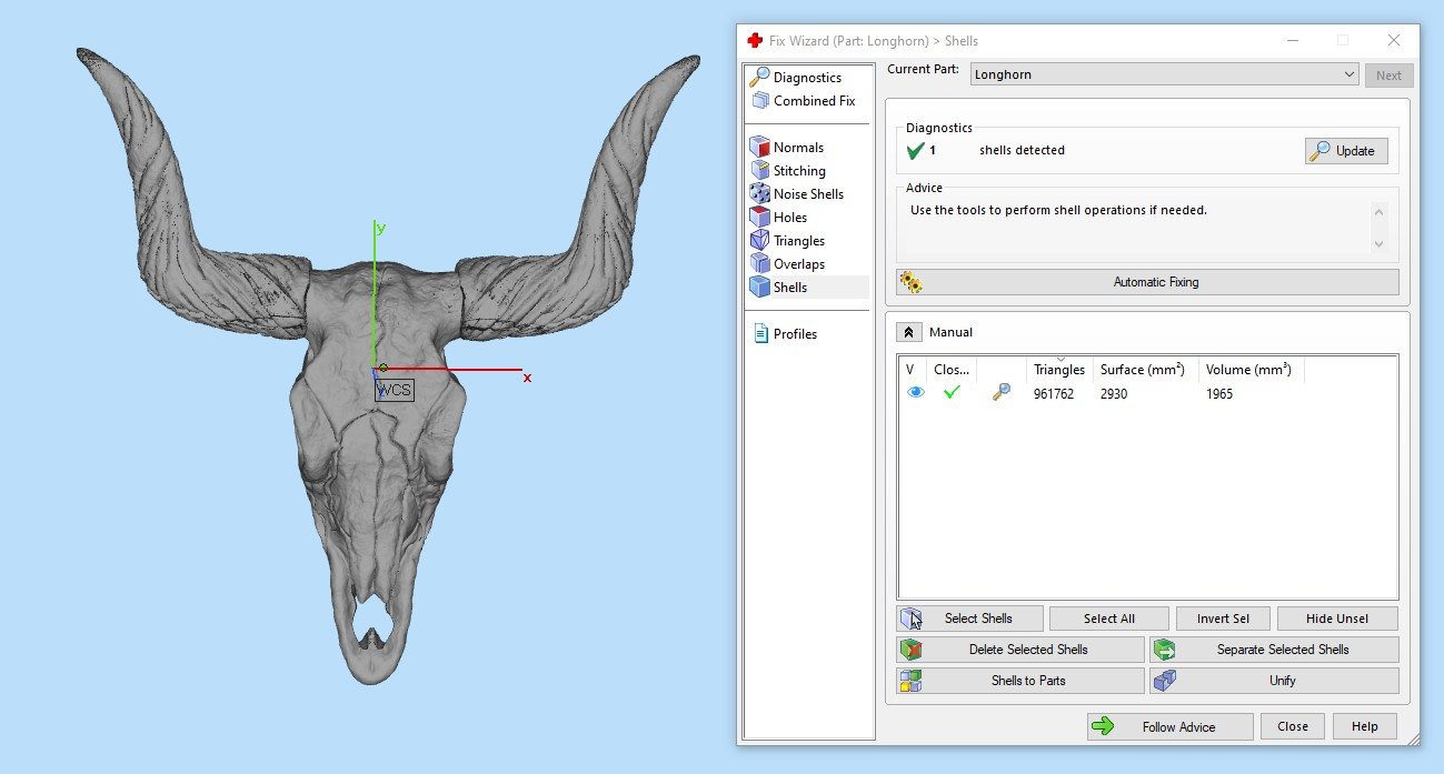 Modele Druku 3D. longhorn skull Modele Druku 3D. 