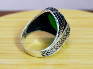 emerald silver ring 3Dプリントモデル