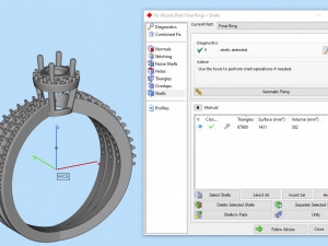 princess engagement ring 3D Print Model