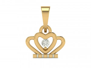 crown pendant Modèles 3D en vedette