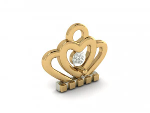 crown pendant 3D Print Model