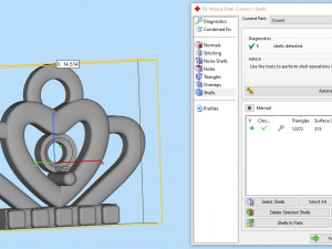 crown pendant 3D Принт Модель