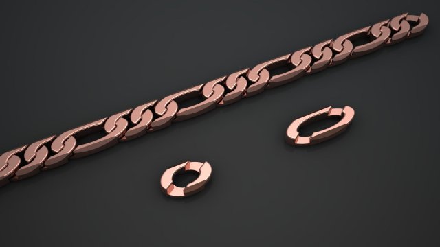 braslate chain 001 Modelo de Impressão 3D .c4d .max .obj .3ds .fbx .stl .blend 