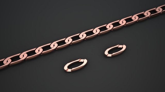 braslate chain 003 Model Cetak 3D .c4d .max .obj .3ds .fbx .stl .blend 
