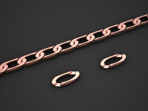 braslate chain 003 3Dプリントモデル