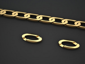 braslate chain 003 Model Cetak 3D