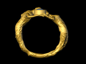 couple engagement ring Model Cetak 3D