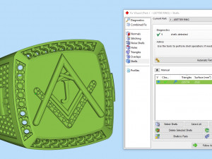 j - letter signet ring 3D Print Model