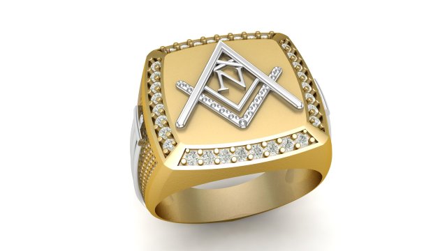 n - letter signet ring Modello di stampa 3D .c4d .max .obj .3ds .fbx .stl .blend 