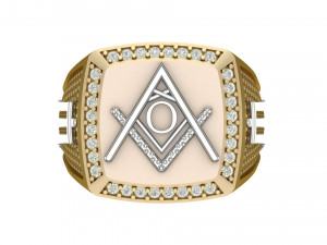 o - letter signet ring Model Cetak 3D