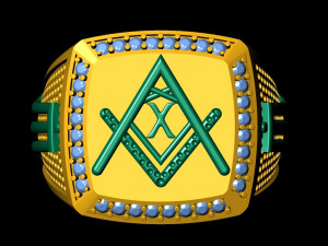 x - letter signet ring 3D Print Model