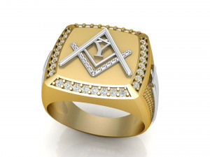 y - letter signet ring 3D Принт Модель