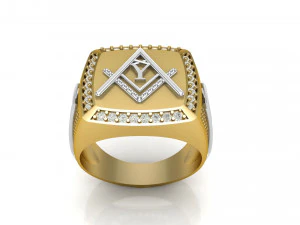 y - letter signet ring 3D Print Model