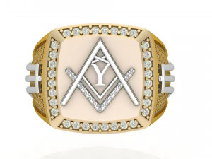 y - letter signet ring 3D Print Model