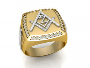 z - letter signet ring Model do druku 3D