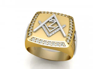 z - letter signet ring 3D Print Model