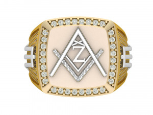 z - letter signet ring Model do druku 3D