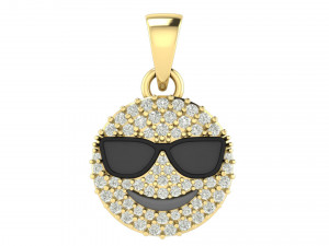 Cool emoji diamond pendant 3Dプリントモデル