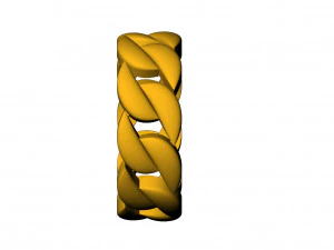 Cuba chain ring 3D Print Model