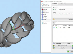 Cuba chain ring 3D Print Model