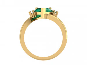 heart princess ring 3D Print Model
