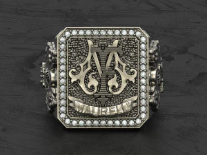 King knight signet ring 3D Print Model