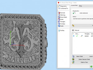King knight signet ring Model do druku 3D