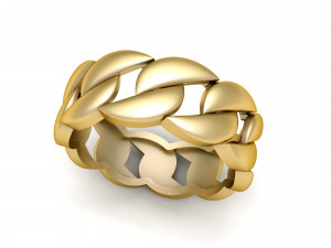 Light weight cuba chain ring Modelo de Impressão 3D