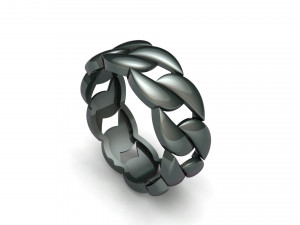 Light weight cuba chain ring Model Cetak 3D