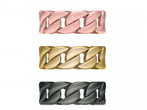 Light weight cuba chain ring Model Cetak 3D