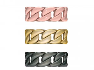 Light weight cuba chain ring 3D Print Model
