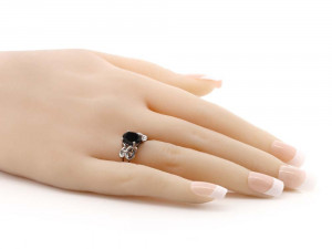 oval stone ring Model Cetak 3D