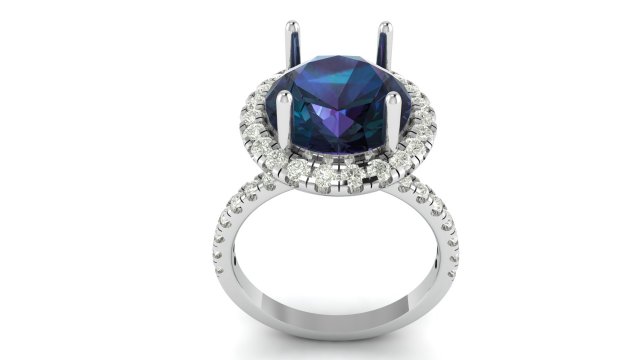 princess oval diamond ring Modelo de Impressão 3D .c4d .max .obj .3ds .fbx .stl .blend 