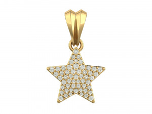 star diamond pendant 3D-printmodel