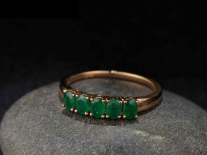 oval emerald ring 3D प्रिंट मॉडल