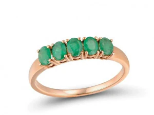 oval emerald ring 3D Print Model