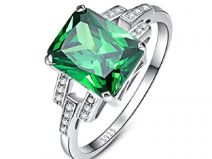 Princess emerald ring 3D Print Model