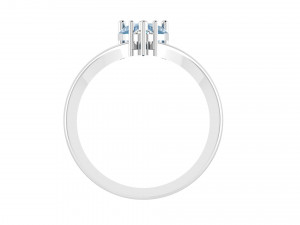 Diamond pearl ring 3Dプリントモデル