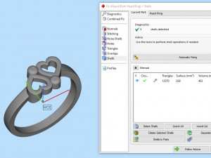double heart ring 3D Принт Модель