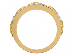 heart leaf diamond ring 3D 프린트 모델