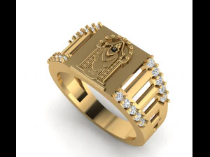 Balaji diamond ring 3D Print Model