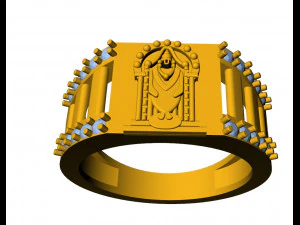 Balaji diamond ring 3D Print Model