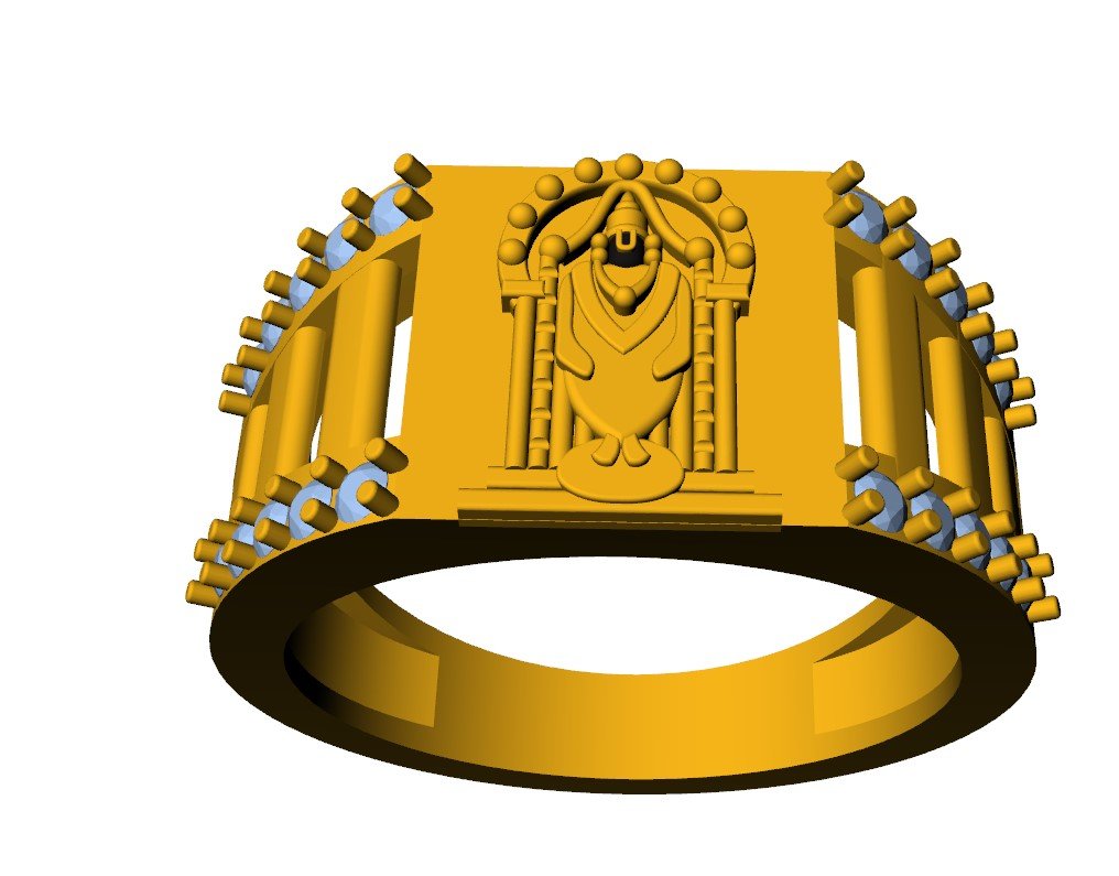Lord Balaji Divine Gents Ring | G.Rajam Chetty And Sons Jewellers
