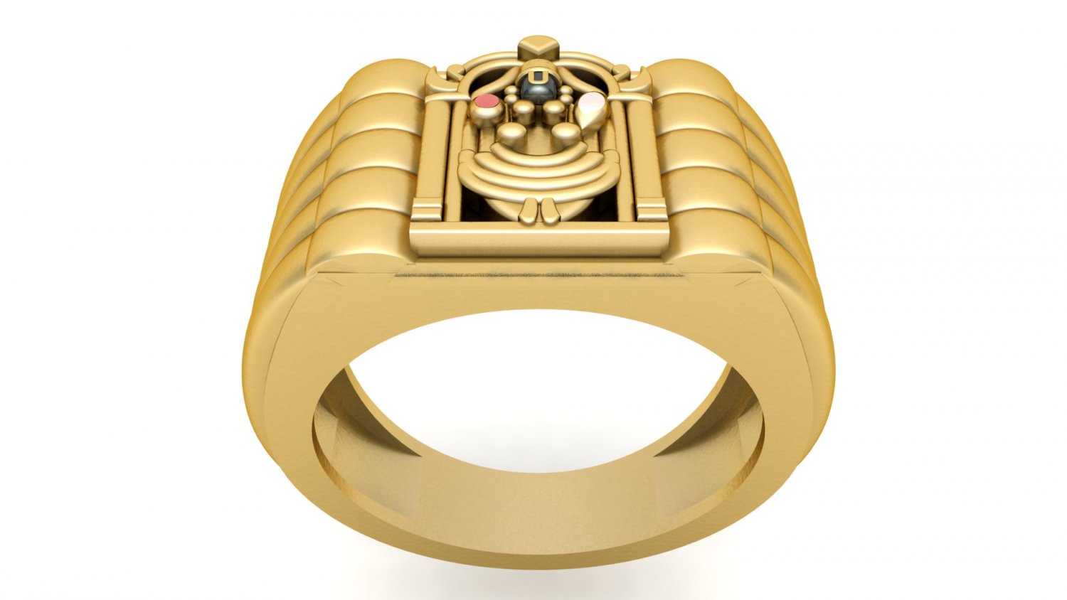 RN Gold Plated Brass, Tortoise with Flying Hanuman, Bajrang Bali, Balaji,  Turtle Design, Free Size Finger Ring for Men and Women Brass Gold Plated  Ring Price in India - Buy RN Gold