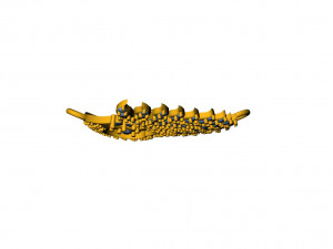 Peacock bracelet charm 3D Print Model