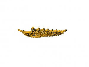 Peacock bracelet charm 3D Print Model
