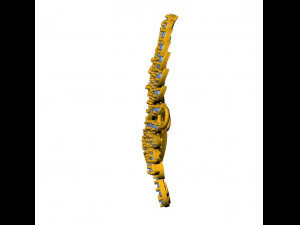 Peacock bracelet charm 3D Print Model