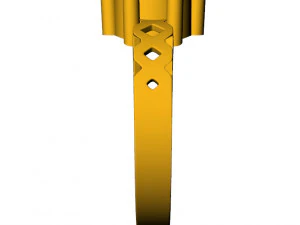 modern style princess ring 3D Print Model