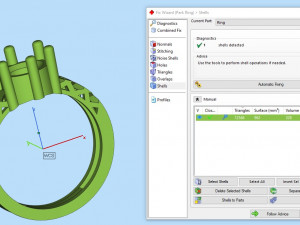 modern style princess ring 3D 打印模型